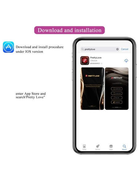 PRETTY LOVE - NYMPH HUEVO VIBRADOR CONTROLADO POR APP LILA Vibradores con APP