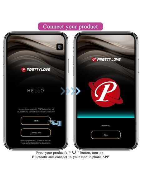PRETTY LOVE - NYMPH HUEVO VIBRADOR CONTROLADO POR APP LILA Vibradores con APP