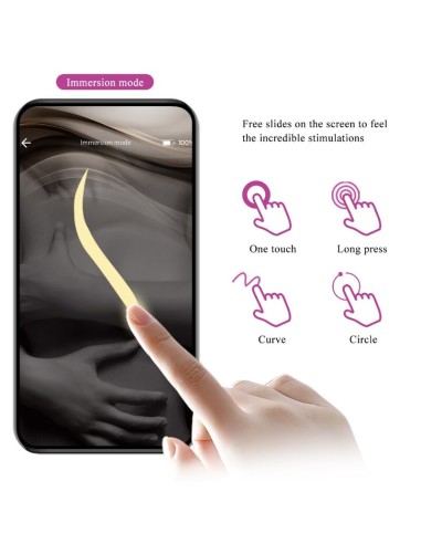PRETTY LOVE - NYMPH HUEVO VIBRADOR CONTROLADO POR APP LILA Vibradores con APP