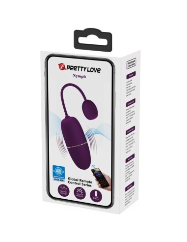 PRETTY LOVE - NYMPH HUEVO VIBRADOR CONTROLADO POR APP LILA Vibradores con APP