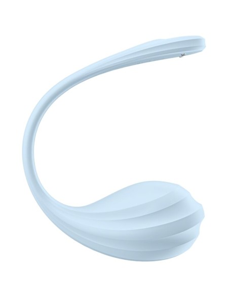 SATISFYER - SMOOTH PETAL ESTIMULADOR PUNTO G CELESTE APP GRATUITA Para Clítoris