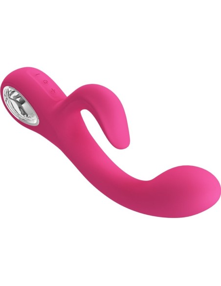 PRETTY LOVE - FRITZ VIBRADOR RABBIT 12 VIBRACIONES ROSA Vibradores Rabbit