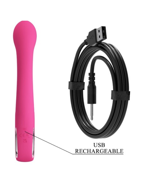 PRETTY LOVE - FRITZ VIBRADOR RABBIT 12 VIBRACIONES ROSA Vibradores Rabbit