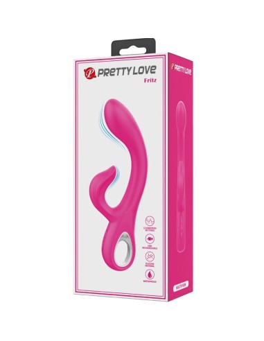 PRETTY LOVE - FRITZ VIBRADOR RABBIT 12 VIBRACIONES ROSA Vibradores Rabbit