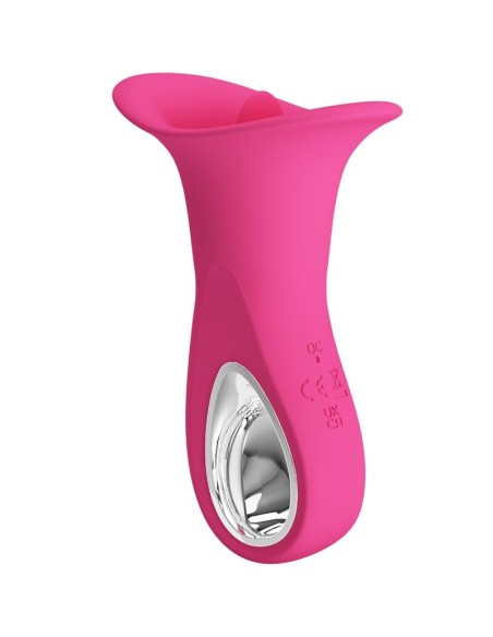PRETTY LOVE - CLYDE VIBRADOR ORAL LENGUA VIBRADORA 12 VIBRACIONES ROSA Vibradores Rabbit