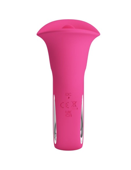 PRETTY LOVE - CLYDE VIBRADOR ORAL LENGUA VIBRADORA 12 VIBRACIONES ROSA Vibradores Rabbit