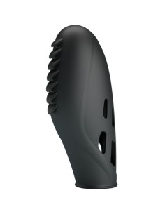 PRETTY LOVE - GILO VIBRADOR DE DEDO SILICONA NEGRO