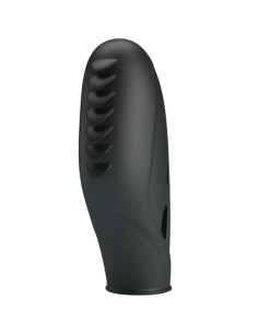 PRETTY LOVE - GILO VIBRADOR DE DEDO SILICONA NEGRO 2