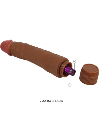 BAILE - DYBBUK VIBRADOR REALÍSTICO 24 CM MULATO Vibradores HI-TECH