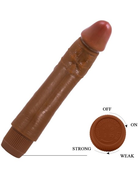 BAILE - DYBBUK VIBRADOR REALÍSTICO 24 CM MULATO Vibradores HI-TECH