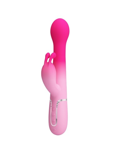 PRETTY LOVE - DEJON VIBRADOR RABBIT 3 EN 1 MULTIFUNCIÓN ROSA Vibradores HI-TECH