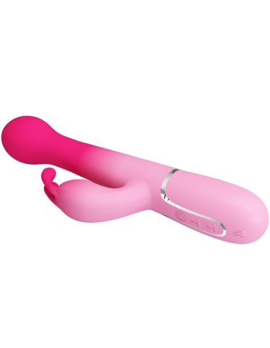 PRETTY LOVE - DEJON VIBRADOR RABBIT 3 EN 1 MULTIFUNCIÓN ROSA Vibradores HI-TECH