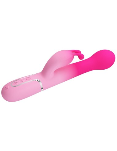 PRETTY LOVE - DEJON VIBRADOR RABBIT 3 EN 1 MULTIFUNCIÓN ROSA Vibradores HI-TECH