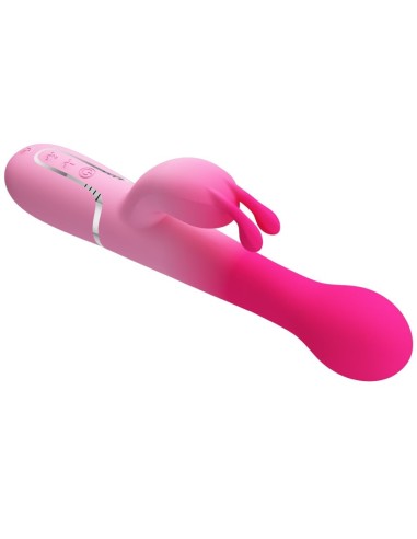 PRETTY LOVE - DEJON VIBRADOR RABBIT 3 EN 1 MULTIFUNCIÓN ROSA Vibradores HI-TECH