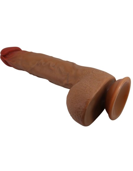 BAILE - BEAUTIFUL WILKS VIBRADOR REALÍSTICO DE 5 CONFIGURACIONES 25 CM MULATO Vibradores HI-TECH