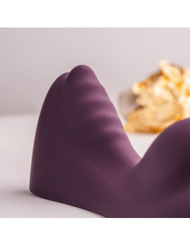 ROCKS- OFF - RUBY GLOW VIBRADOR SIT-ON MORADO Para Clítoris