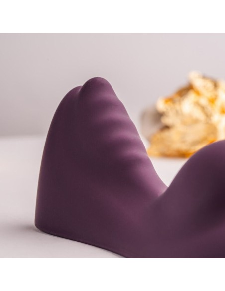 ROCKS- OFF - RUBY GLOW VIBRADOR SIT-ON MORADO Para Clítoris