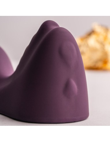 ROCKS- OFF - RUBY GLOW VIBRADOR SIT-ON MORADO Para Clítoris