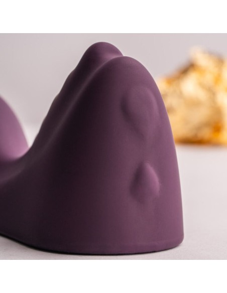 ROCKS- OFF - RUBY GLOW VIBRADOR SIT-ON MORADO Para Clítoris