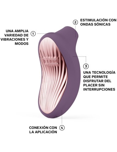 LELO - SONA 3 CRUISE MASAJEADOR SÓNICO DE CLÍTORIS VIOLETA Masajeadores