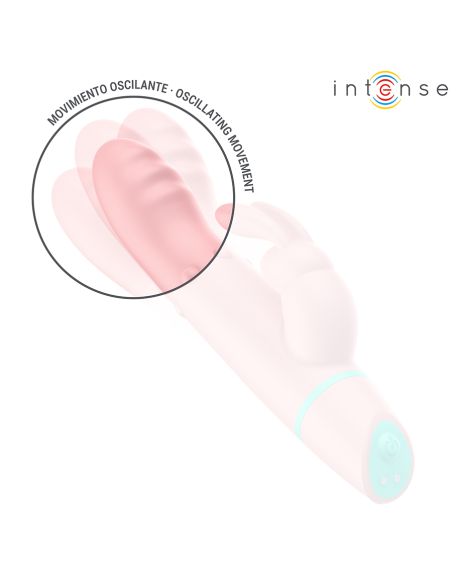 INTENSE - ALVIN ESTIMULADOR RABBIT & VIBRADOR ROLLING + OSCILANTE Vibradores Rabbit