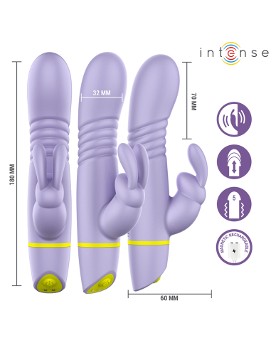 INTENSE - HELEN ESTIMULADOR RABBIT & VIBRADOR THRUSTING Vibradores Rabbit