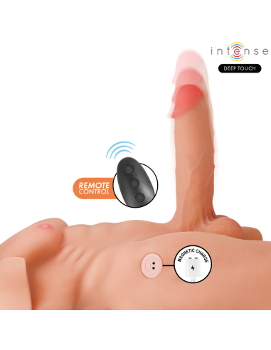 INTENSE DEEP TOUCH - MARTY TORSO CON ANO Y DILDO REALÍSTICO CON EMPUJE Y VIBRACIÓN CONTROL REMOTO 6.2 KG Vibradores Realísticos