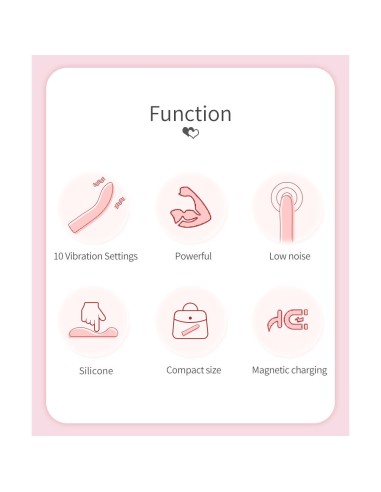 PRETTY LOVE - KISELL VIBRADOR PUNTO G ROSA Vibradores Punto G