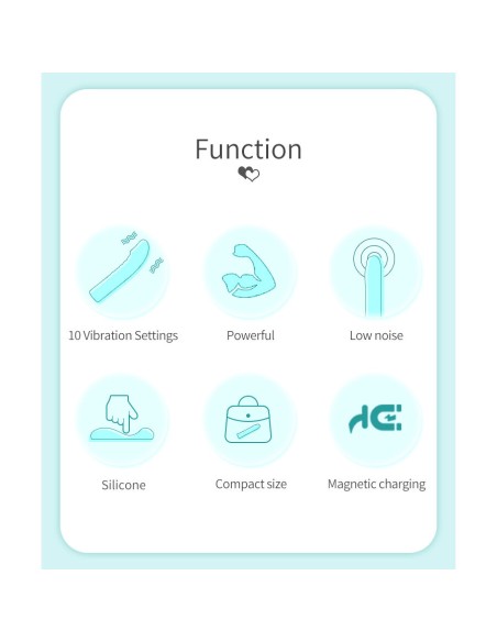 PRETTY LOVE - RYLAN VIBRADOR PUNTO G AZUL Vibradores Punto G