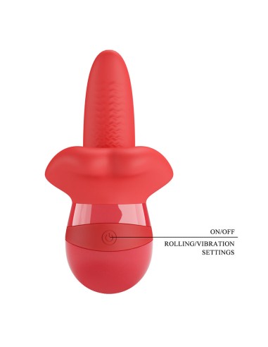 PRETTY LOVE - OBELIA LENGUA MASTURBADORA CON MOVIMIENTO ORBITAL Para Clítoris