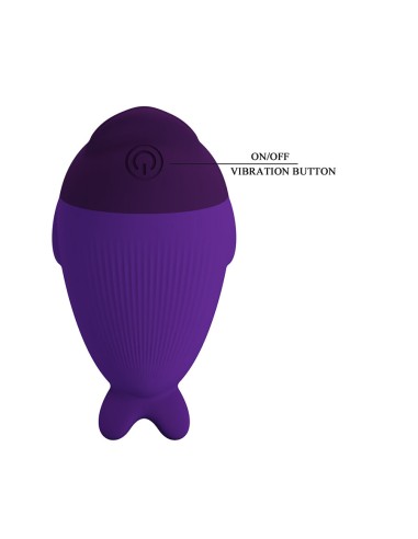 PRETTY LOVE - DOLPHIN MINI VIBRADOR CON SUJECIÓN Masajeadores