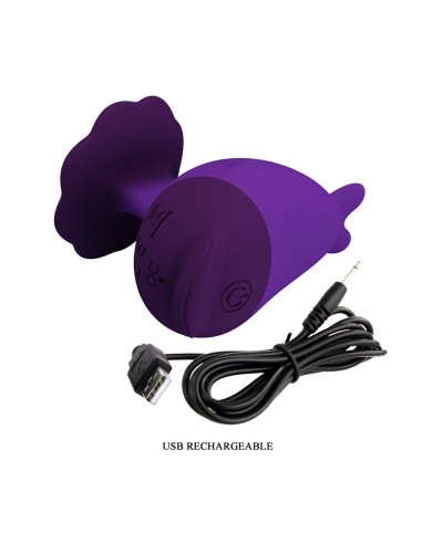 PRETTY LOVE - DOLPHIN MINI VIBRADOR CON SUJECIÓN Masajeadores