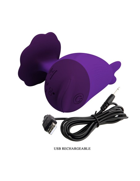 PRETTY LOVE - DOLPHIN MINI VIBRADOR CON SUJECIÓN Masajeadores
