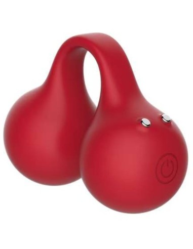 SNAIL VIBE - TWINN VIBRADOR DE DEDO CEREZA Masajeadores