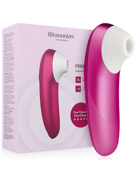 WOMANIZER - PRO VIBRANT ESTIMULADOR DE CLÍTORIS ROSA Para Clítoris
