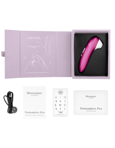 WOMANIZER - PRO VIBRANT ESTIMULADOR DE CLÍTORIS ROSA Para Clítoris