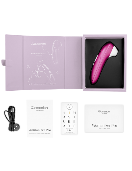 WOMANIZER - PRO VIBRANT ESTIMULADOR DE CLÍTORIS ROSA Para Clítoris