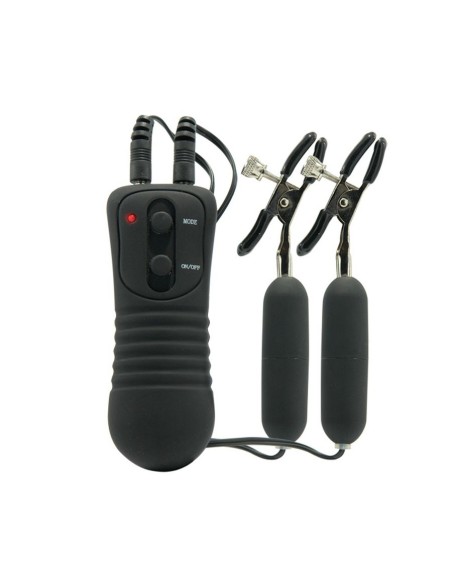 FETISH FANTASY SERIES - PINZAS DE PEZONES CON VIBRADOR Estimuladores