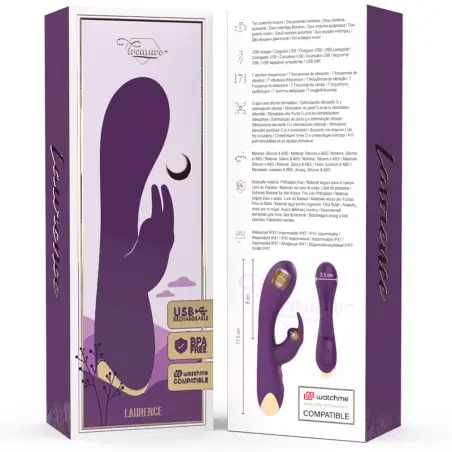 Laurence Rabbit Vibrador + Mando Control Remoto Watchme