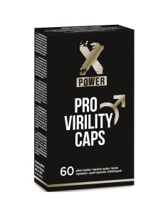 XPOWER - PRO VIRILITY CÁPSULAS VITALIDAD Y VIRILIDAD 60 UNIDADES