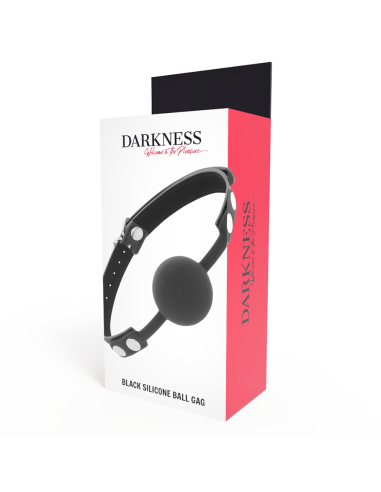 DARKNESS - MORDAZA SILICONA NEGRO Mordazas