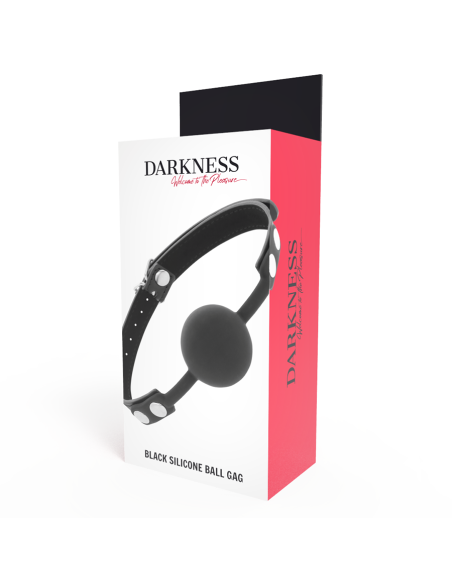 DARKNESS - MORDAZA SILICONA NEGRO Mordazas