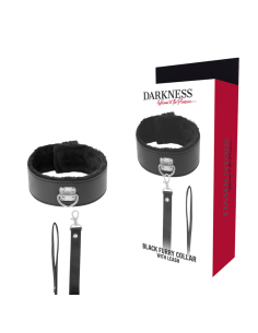 DARKNESS - COLLAR FORRADO CON CADENA TITANIUM