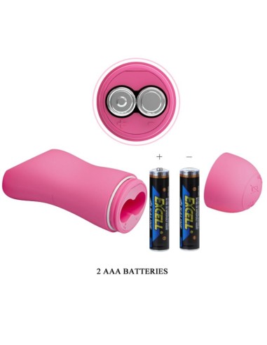 BAILE - ROMANTIC WAVE PIZAS CON VIBRACIÓN Y ELECTROSHOCK FUCSIA Electro estimulación