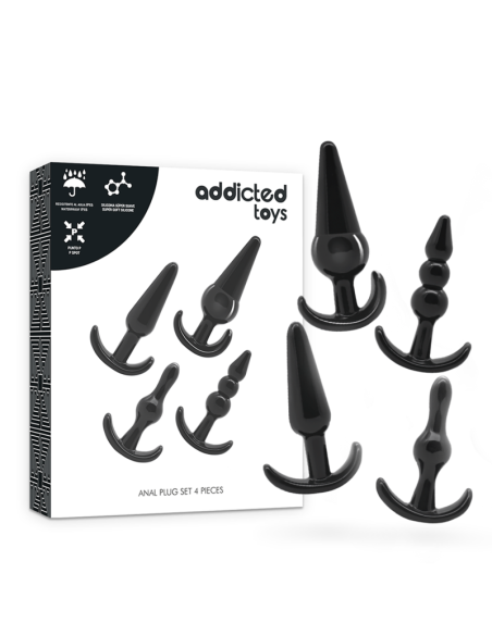 ADDICTED TOYS - SET 4 PLUGS ANALES Plugs Anales