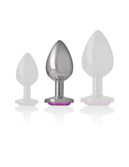 INTENSE - PLUG ANAL METAL ALUMINIO CORAZÓN ROSA TALLA M Plugs Anales