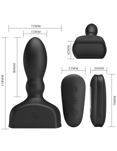 PRETTY LOVE - MARRIEL PROSTÁTICO VIBRADOR E INFLABLE Plugs Anales