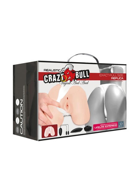 CRAZY BULL - VAGINA Y ANO REALÍSTICOS CON VIBRACIÓN POSICIÓN 5 Vaginas con vibración
