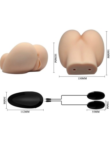 CRAZY BULL - VAGINA Y ANO REALÍSTICOS CON VIBRACIÓN POSICIÓN 6 Vaginas con vibración