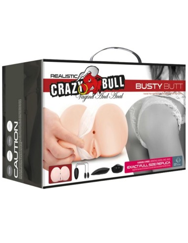 CRAZY BULL - VAGINA Y ANO REALÍSTICOS CON VIBRACIÓN POSICIÓN 6 Vaginas con vibración